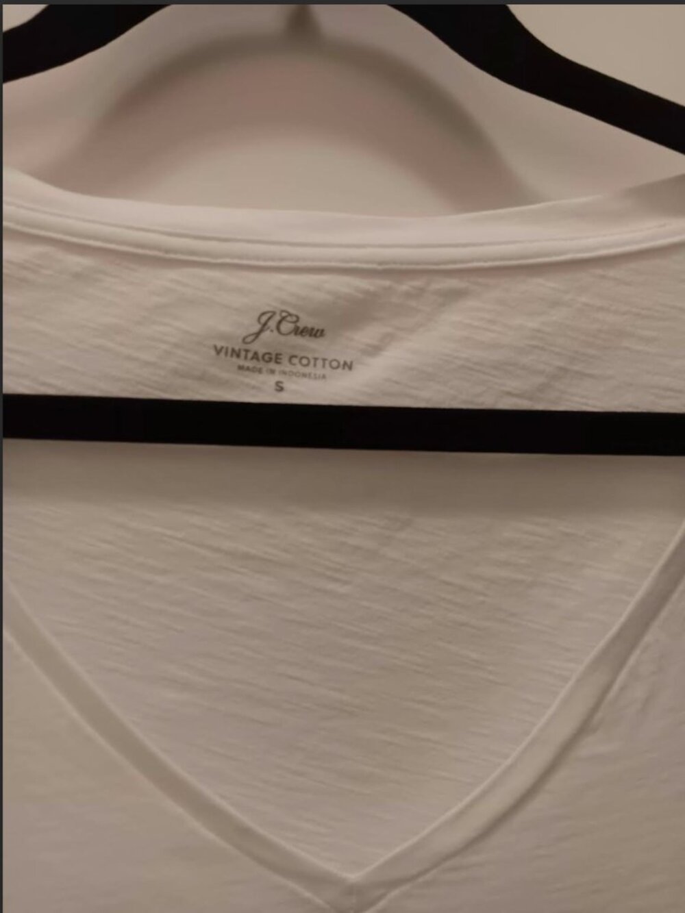 J. Crew Short-sleeve vintage cotton V-neck tee - Picture 2 of 4
